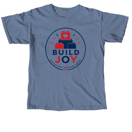Build Joy Merch Fundraiser, a Blue Jean Comfort Colors Unisex Tee