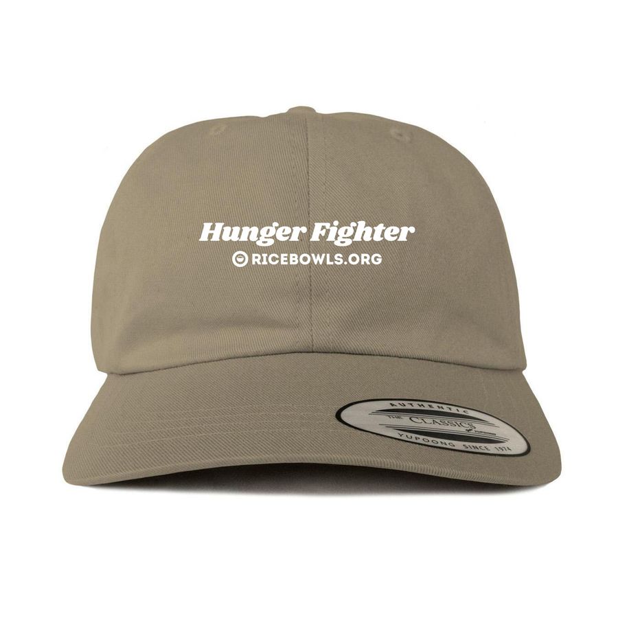 Hunger Fighter Hats, a Khaki Printed Classic Baseball Cap