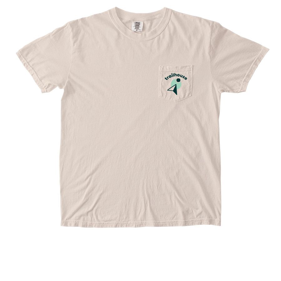 Logo Pocket Tee, a Ivory Comfort Colors Pocket Tee