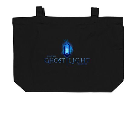 JGLT Tote Bags, a Black Large Organic Cotton Tote Bag