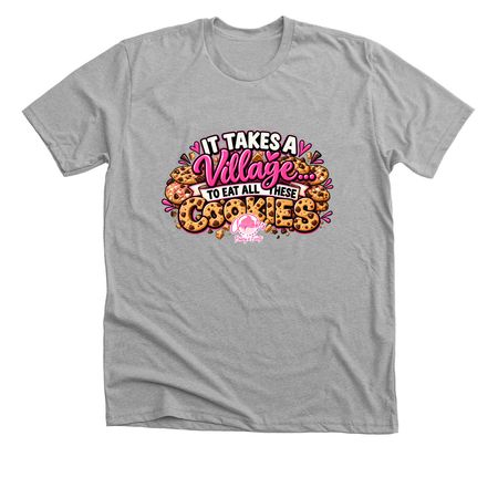 It takes a village&nbsp;, a Athletic Heather Premium Unisex Tee