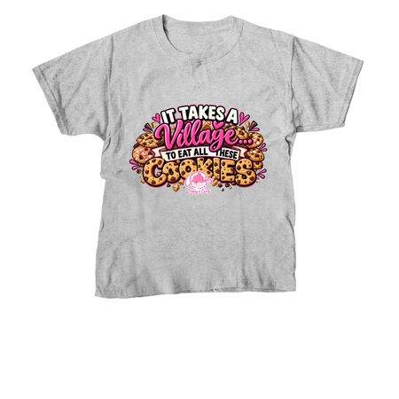 It takes a village&nbsp;, a Sport Grey Youth Unisex Tee
