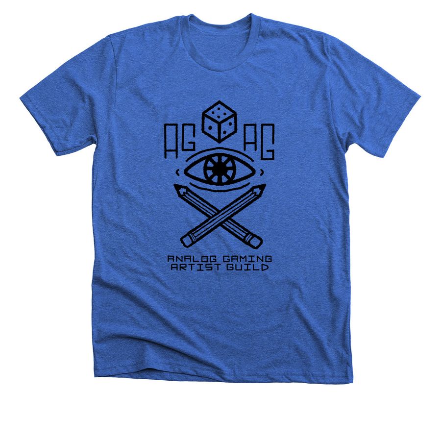 AGAG, a Heather True Royal Premium Unisex Tee
