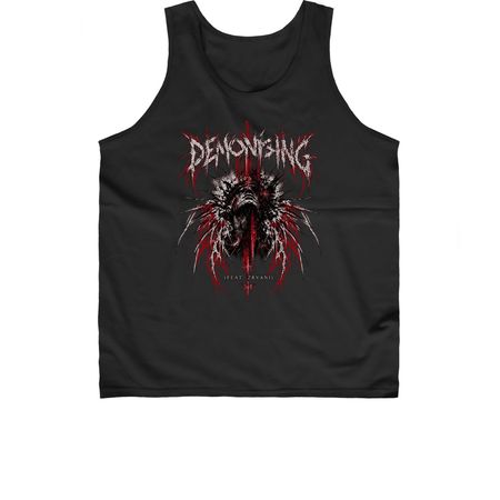 ZRVANI & Buried Emotions Demonising design, a Black Classic Unisex Tank Top