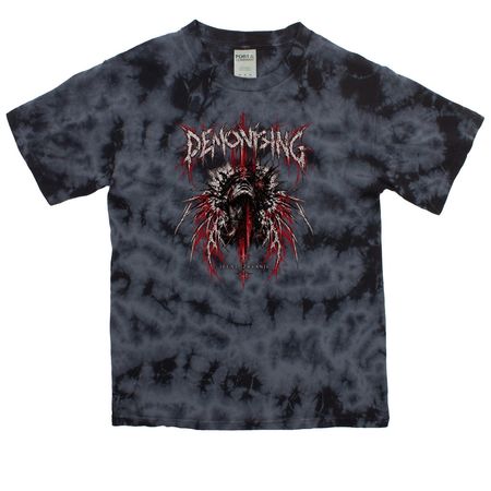 ZRVANI & Buried Emotions Demonising design, a Black Youth Crystal Tie Dye Tee