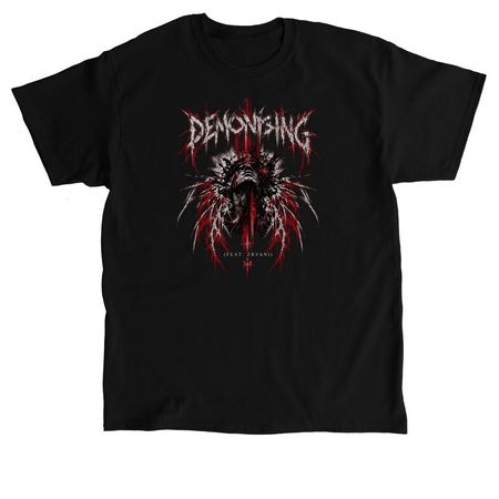 ZRVANI & Buried Emotions Demonising design, a Black Classic Unisex Tee