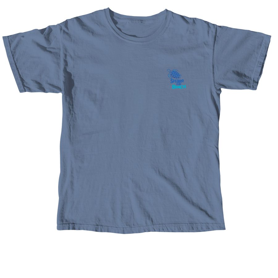 ACF Share the Beach 25th Anniversary, a Blue Jean Comfort Colors Unisex Tee