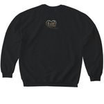 LUV MOTIVATIONAL QUOTE SERIES&nbsp;, a Black Softstyle Crewneck Sweatshirt (back-view)