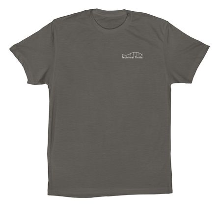 Simple Logo-Style Design (Tops), a Asphalt Premium Cotton Tee