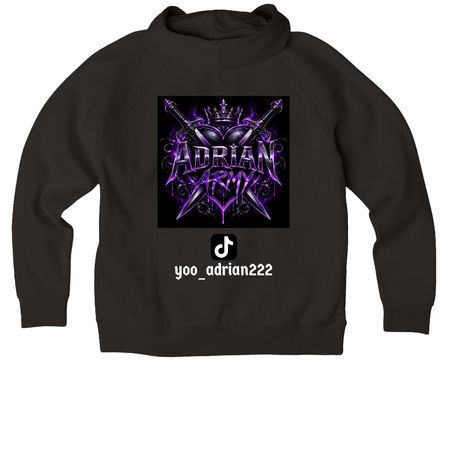 Hercules and Adrian, a Deep Black Allmade Organic CVC Pullover Hoodie (back-view)