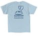 All Generations Shirt, a Light Blue Classic Unisex Tee (back-view)
