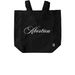 Cursive abortion tote - white, a Black Recycled Cotton Tote Bag