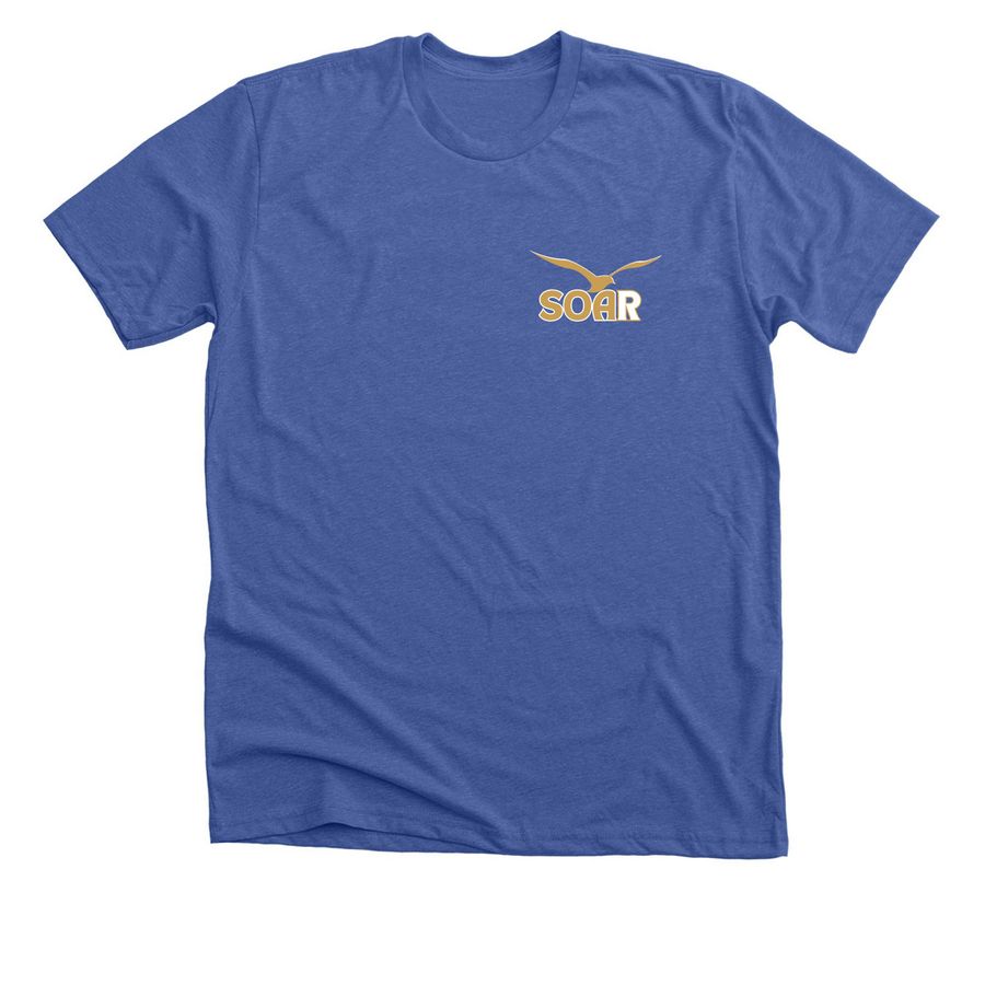SOAR Shirts, a Solid True Royal Premium Unisex Tee