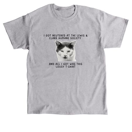 I Got Neutered at LCHS Shirt, a Sport Grey Classic Unisex Tee