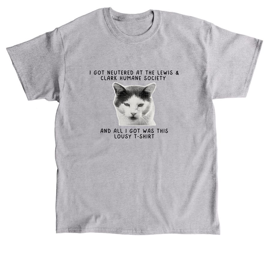I Got Neutered at LCHS Shirt, a Sport Grey Classic Unisex Tee