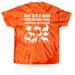 How is it a sport, a Orange Classic Tie Dye Tee (back-view)
