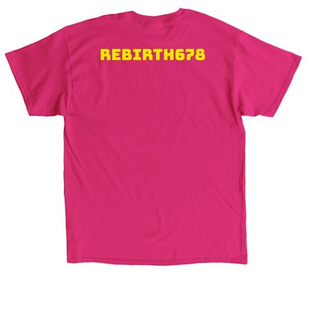 Rebirth7: I'm OK!, a Heliconia Classic Unisex Tee (back-view)