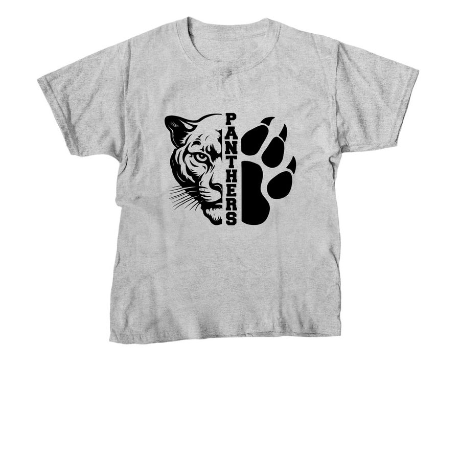 Panther Paw Print, a Sport Grey Youth Unisex Tee