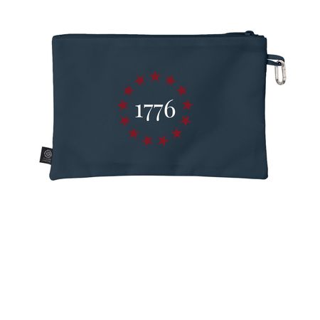America 250 - pouch, a Pacific Grove Go-Go Pouch (back-view)