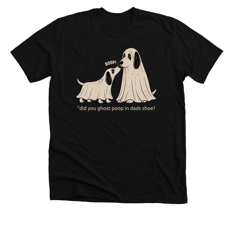 Ghost Poopers, a Solid Black Blend Premium Unisex Tee