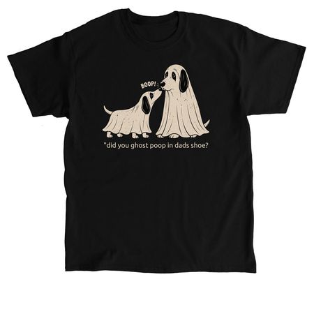 Ghost Poopers, a Black Classic Unisex Tee