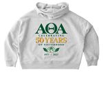 Wear Your&nbsp;??? Pride, a Cool Heather Grey Stanley/Stella Women?s Stella Ida Zip Up Pullover Hoodie (back-view)