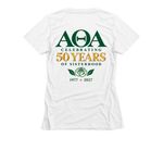 Wear Your&nbsp;??? Pride, a White Women's Slim Fit Tee (back-view)