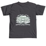 Wear the Mission: H?m?kua Jodo Mission Shirts, a Graphite Comfort Colors Unisex Tee (back-view)