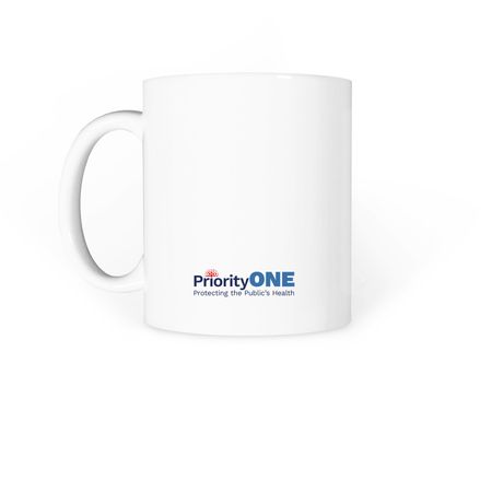 Not Optional Mug, a White Coffee Mug (back-view)