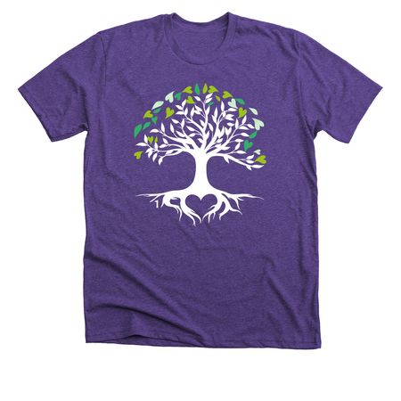 2024 Person-Centered Campout, a Heather Team Purple Premium Unisex Tee