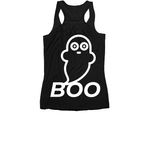 Spooky Season&nbsp;, a Black Women's Racerback (back-view)