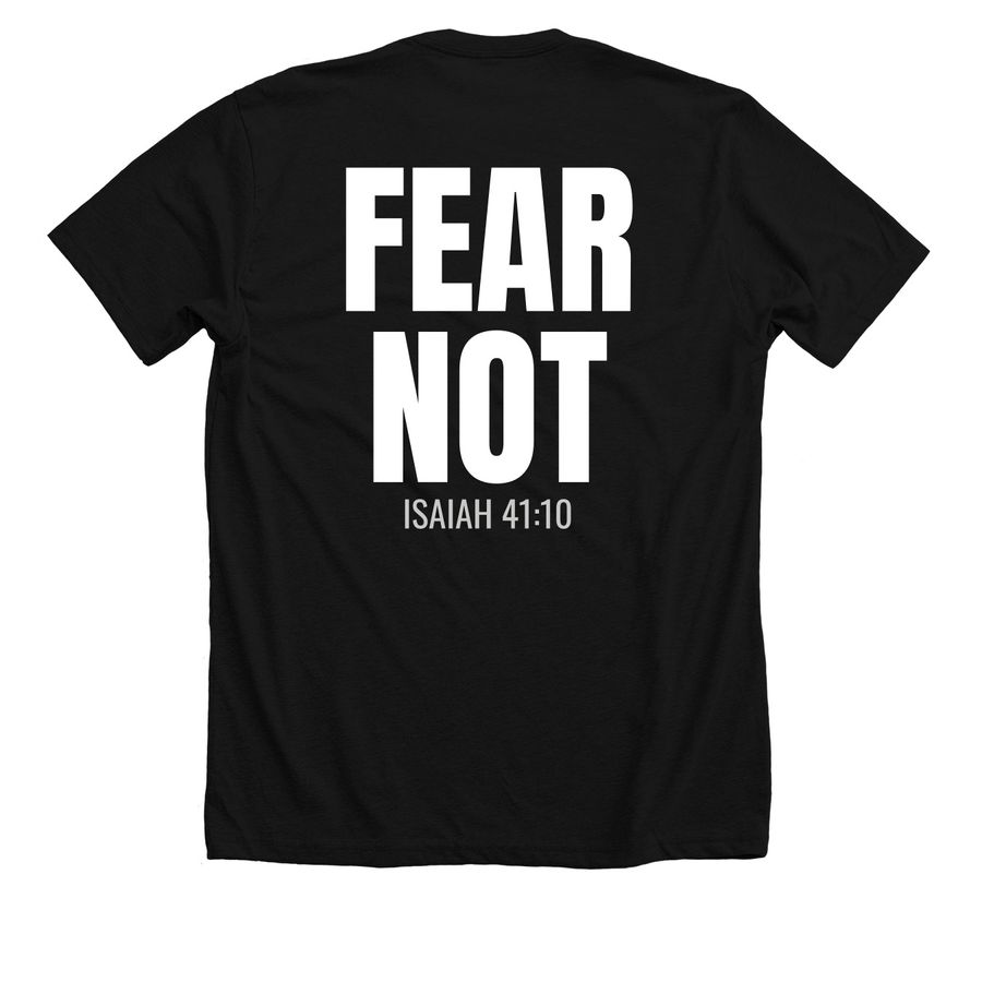 Set Apart&nbsp;, a Solid Black Blend Premium Unisex Tee (back-view)