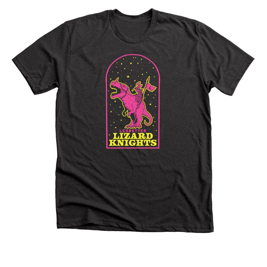 Ledbetter Lizard Knights, a Dark Grey Heather Premium Unisex Tee