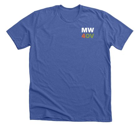 MW4OV Tees, a Solid True Royal Premium Unisex Tee