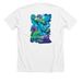 Virginia Aquarium 40th Anniversary, a Solid White Blend Premium Unisex Tee (back-view)