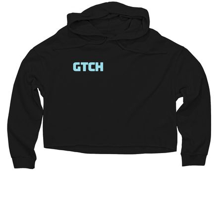 Gorilla Tag Church Merch, a Black Women?s Lightweight Cropped Hoodie
