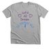 Let?s All Dream, a Athletic Heather Premium Unisex Tee