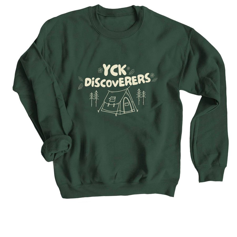 Discoverers, a Forest Crewneck Sweatshirt