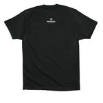 The News Is Good, a Vintage Black Premium Cotton Tee (back-view)
