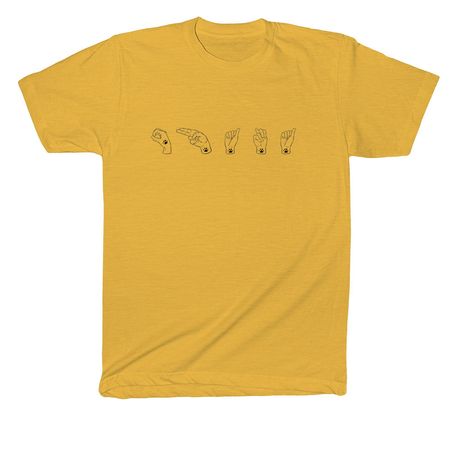 Ohana ?&nbsp;, a Heather Mustard American Apparel Cotton Blend Tee