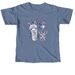 Peace Love Farm Family, a Blue Jean Comfort Colors Unisex Tee
