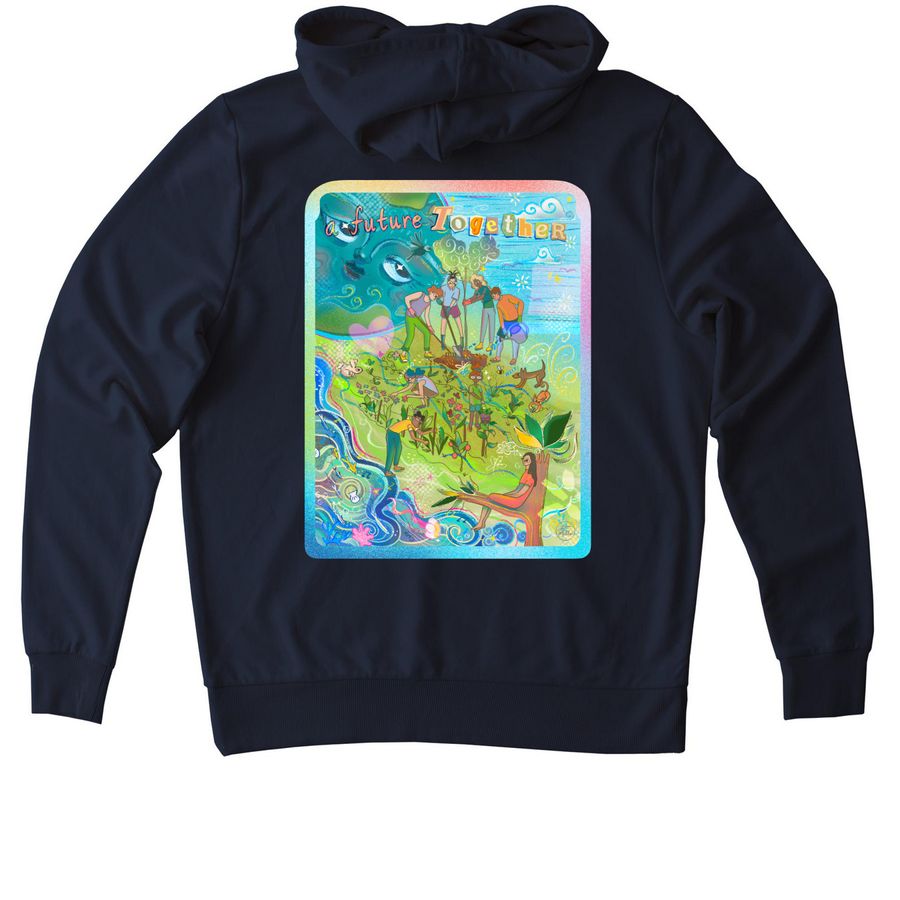 A Future Together, a Night Sky Navy Allmade Organic French Terry Pullover Hoodie