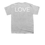 Love Angel T-shirt by K?lei, a Sport Grey Youth Unisex Tee (back-view)