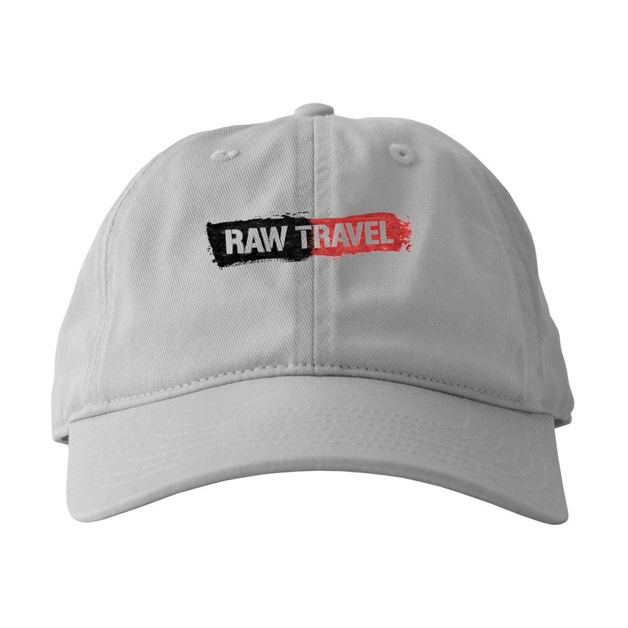 Raw Travel Cap, a Dolphin Printed Eco Baseball Cap
