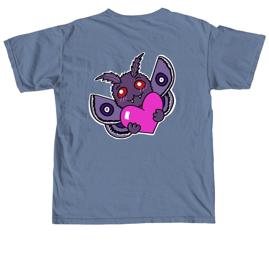 Mothman Loves You&nbsp;, a Blue Jean Comfort Colors Unisex Tee