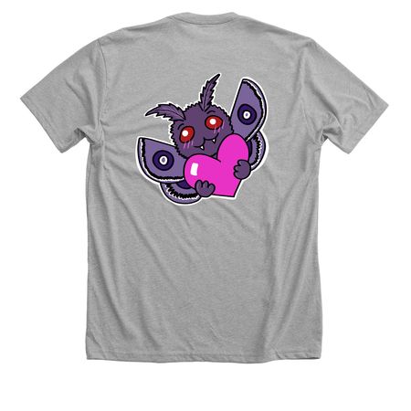 Mothman Loves You&nbsp;, a Athletic Heather Premium Unisex Tee