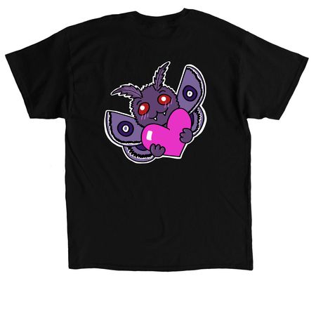 Mothman Loves You&nbsp;, a Black Classic Unisex Tee