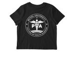 Design #2 with back logo, a Black Stanley/Stella Women?s Stella Muser Tee (back-view)