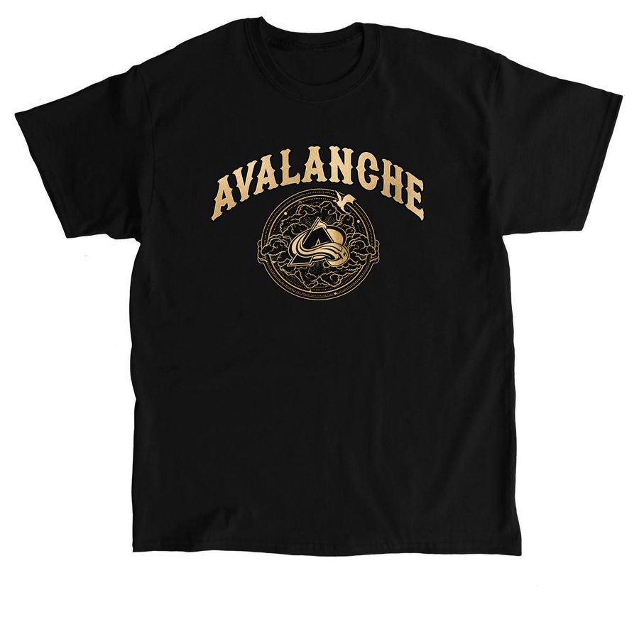 Colorado Avalanche x Fourth Wing Night Limite, a Black Classic Unisex Tee