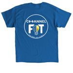 Channel Fit, a Royal Classic Unisex Tee (back-view)